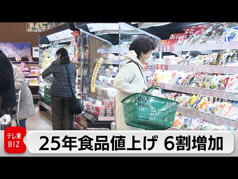2025年の値上げ食品は6割増の2万品超　家庭の負担増が鮮明に サムネイル