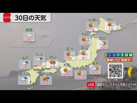 3月30日の天気 サムネイル