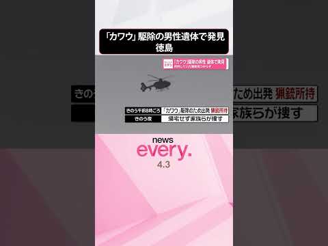 【カワウ駆除の男性】川の中から遺体で発見  所持していた猟銃見つからず  shorts サムネイル