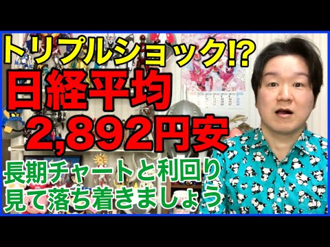 日本市場大幅下落。年初来安値の持ち株も見てみよう。 サムネイル