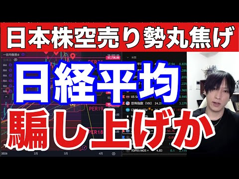 3/18【日本株また騙し上げか⁉】トランプ発言で日経平均1539円急騰。中東情勢懸念後退でWTI原油下落、ドル円158… サムネイル