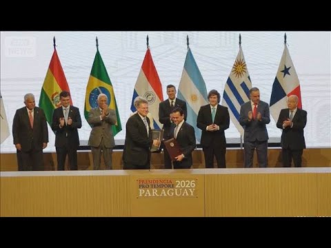 EUと南米が自由貿易協定に署名　25年以上の交渉の末‥仏などは反発で暗雲も(2026年1月18日) サムネイル