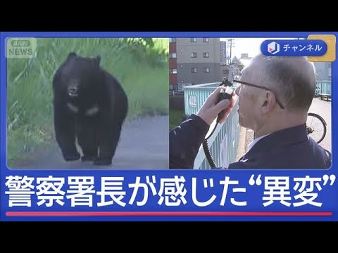 市街地にクマ　前線指揮の警察署長が感じた“異変”【スーパーJチャンネル】(2025年12月25日) サムネイル