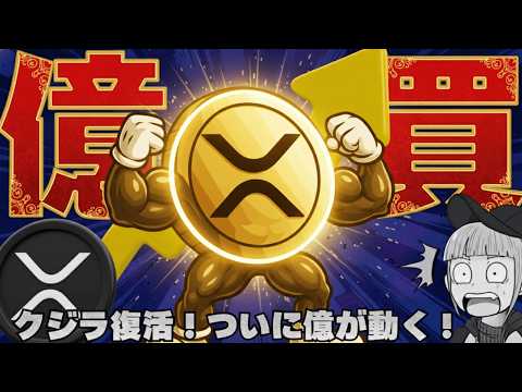 【※重要！クジラがXRPを爆買い】【新規リップラーも増加中！ここから来るか？】 サムネイル