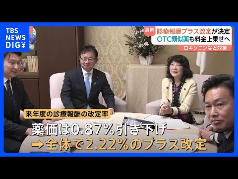 医療機関の収入源「診療報酬」12年ぶりプラス改定　“ロキソニン”などOTC類似薬や高額療養費の見直しで患者負担増｜TB… サムネイル