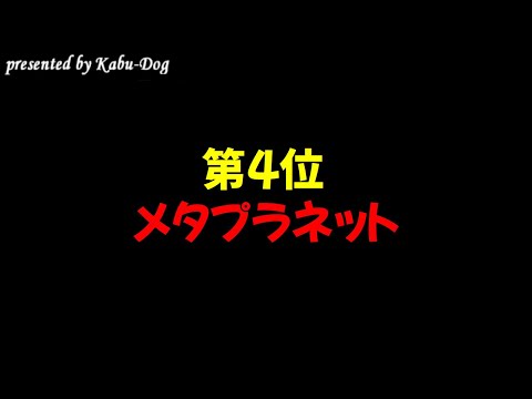 【日本株】第4位メタプラネット サムネイル