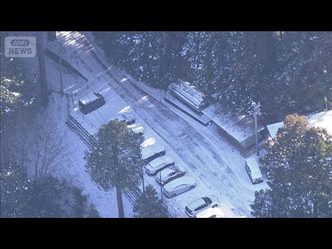 雪の影響で約130人が神社に　スリップ事故多発で県道が通行止め　埼玉・秩父市(2026年1月3日) サムネイル