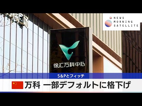 中国 万科 一部デフォルトに格下げ　S＆Pとフィッチ【モーサテ】 サムネイル