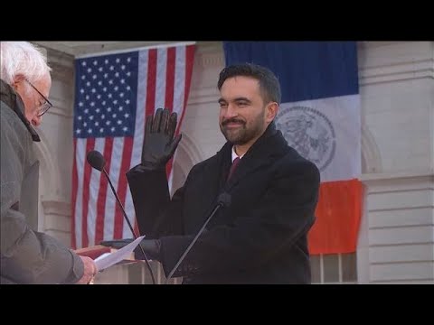 NY市長にマムダニ氏が就任　市民生活の支援策で支持拡大(2026年1月2日) サムネイル