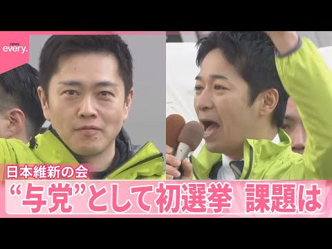 【政党フカボリ ③】日本維新の会 “与党”として初選挙  課題は… サムネイル