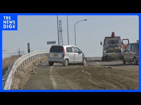 トラック荷台から茶葉が飛散 後続車両がスリップで11台が絡む事故　78歳男性が死亡　栃木・佐野市 国道50号｜TBS… サムネイル