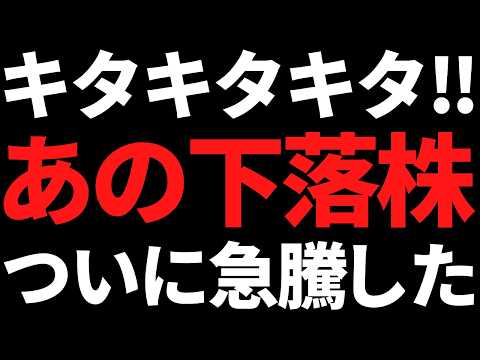 あの1か月ほどで30％も下落した世界トップ株がついに急騰したぞ！ サムネイル