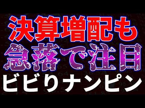 決算増配も急落中で注目！ビビりナンピンも サムネイル