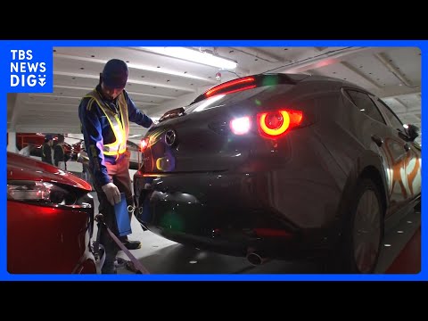 【「自動車運搬船」に密着】トランプ関税と地政学に揺れる輸出の最前線　船積みのプロの神業「ご飯のために頑張っている」｜T… サムネイル