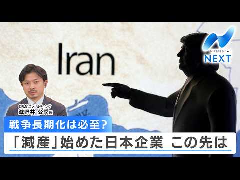 戦争長期化は必至？ 「減産」始めた日本企業 この先は【NIKKEI NEWS NEXT】 サムネイル