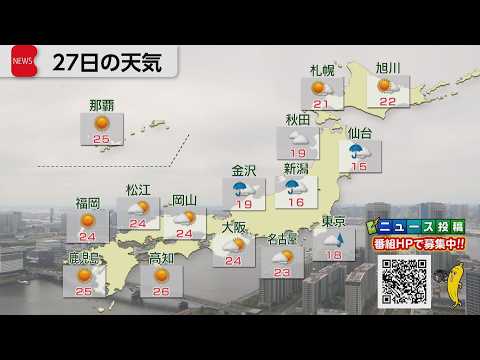 4月27日の天気 サムネイル