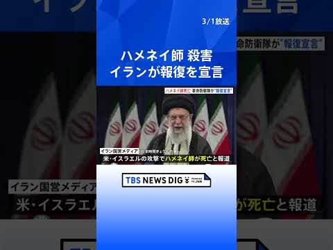 「圧倒的かつ決定的な報復を行う」イラン 最高指導者ハメネイ師死亡で報復宣言 アメリカ・イスラエルによる攻撃　戦闘激化が… サムネイル
