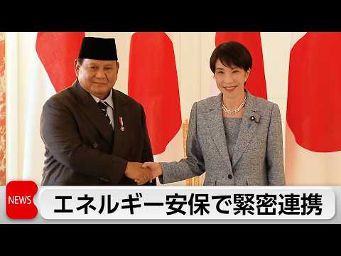 日インドネシア首脳会談 エネルギー安全保障分野で緊密に連携していくこと確認 サムネイル
