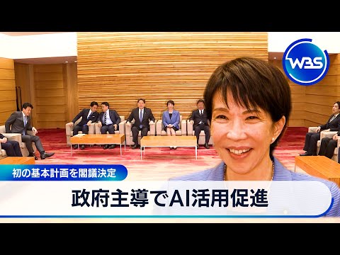 政府主導でAI活用促進　初の基本計画を閣議決定【WBS】 サムネイル