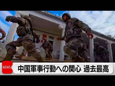 内閣府が自衛隊などに関する世論調査公表「中国の軍事活動に対する関心」過去最高 サムネイル